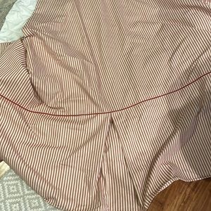 Restoration Hardware Res and White Ticking Day Bed Cover.Very clean